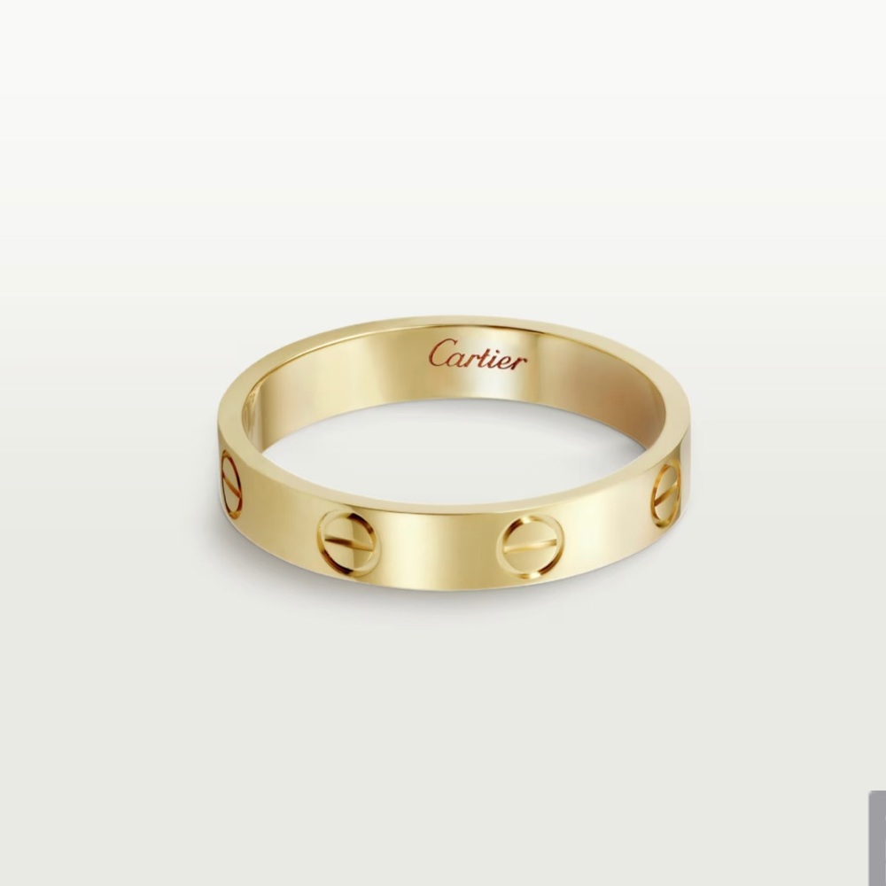 Cartier LOVE Wedding Band 18k Yellow Gold 51 5.75